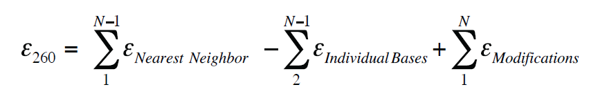 D-OLI13LT-oligoquant-E1 Extinction coefficient calculation accounting for sequence composition and modifications